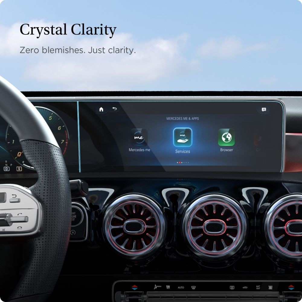 Spigen Tempered Glass GLAS.tR EZ Fit - Premium Αντιχαρακτικό Γυαλί Οθόνης Mercedes A-Class 2021 / 2020 (AGL03631)
