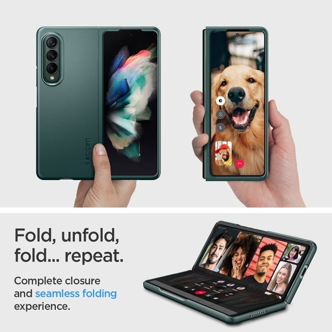 Spigen Θήκη Air Skin Samsung Galaxy Z Fold3 5G - Phantom Green (ACS03093)