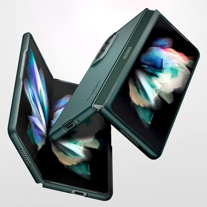 Spigen Θήκη Air Skin Samsung Galaxy Z Fold3 5G - Phantom Green (ACS03093)