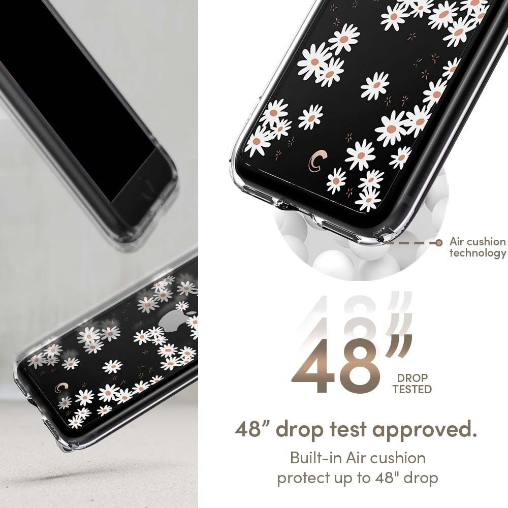 Spigen Θήκη Cyrill Cecile Apple iPhone SE 2022 / 2020 / 8 / 7 - White Daisy (ACS04360)