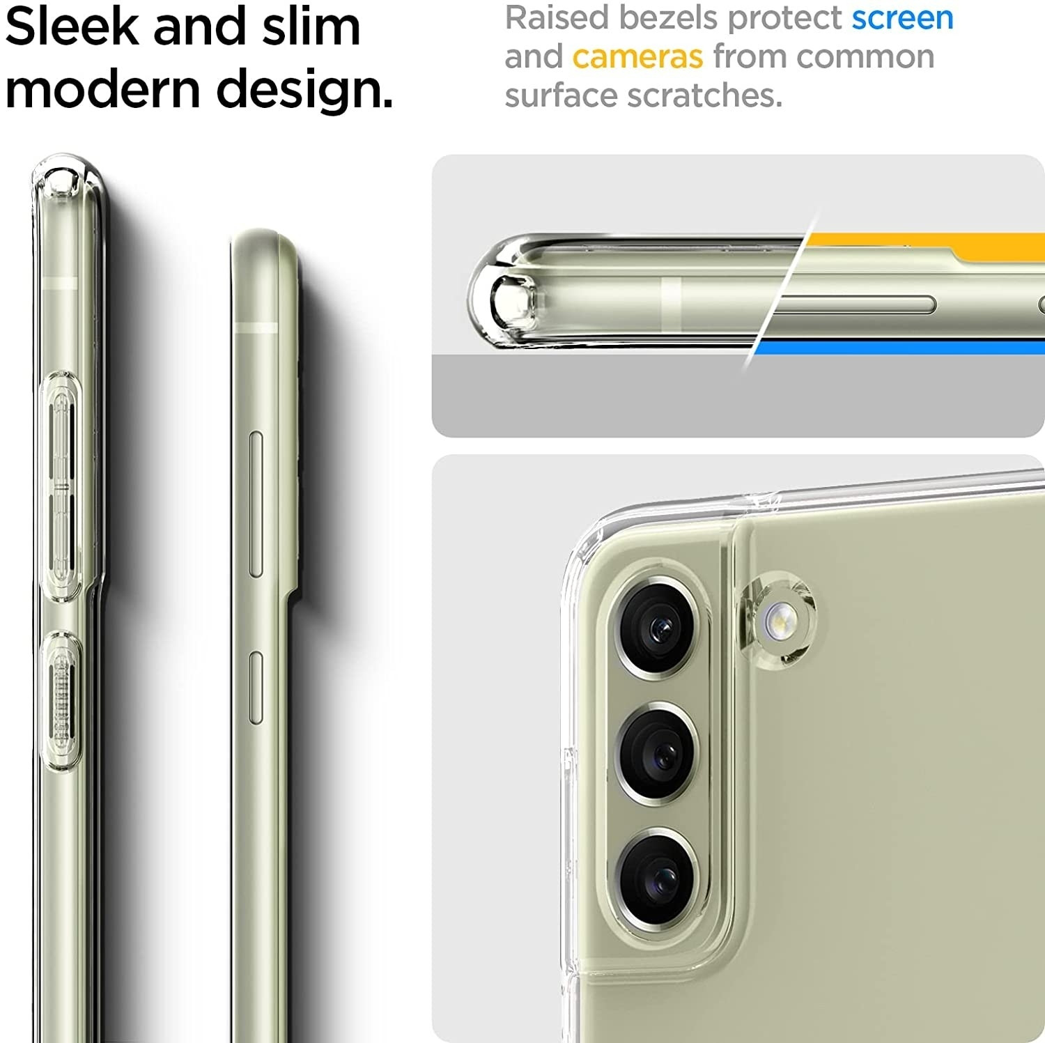Spigen Θήκη Liquid Crystal Samsung Galaxy S21 FE 5G - Crystal Clear (ACS03055)