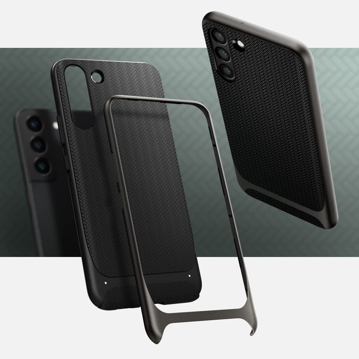 Spigen Θήκη Neo Hybrid Samsung Galaxy S22 5G - Gunmetal (ACS03993)
