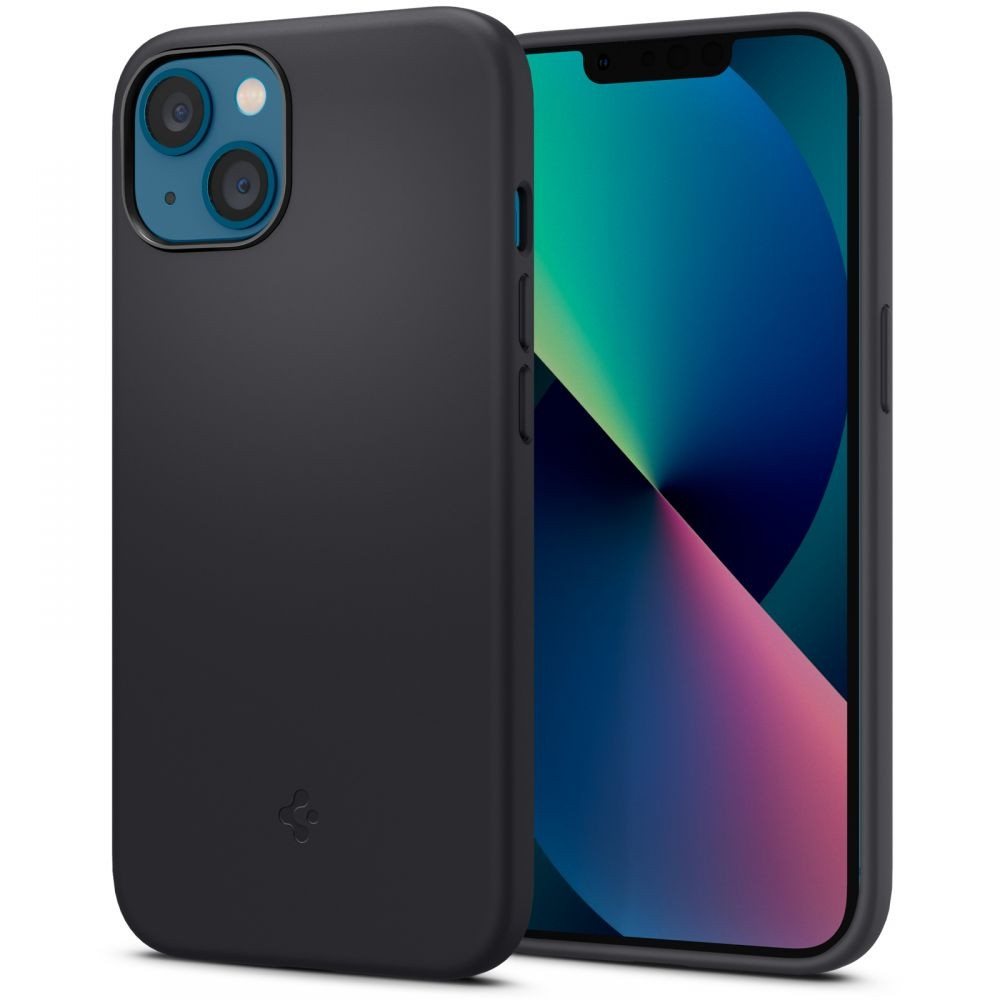 Spigen Θήκη Silicone Fit Apple iPhone 13 mini - Black (ACS03339