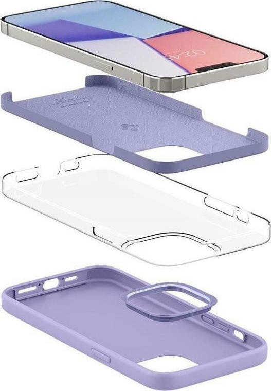 Spigen Θήκη Silicone Fit Apple iPhone 13 Pro Max - Iris Purple (ACS03231) 