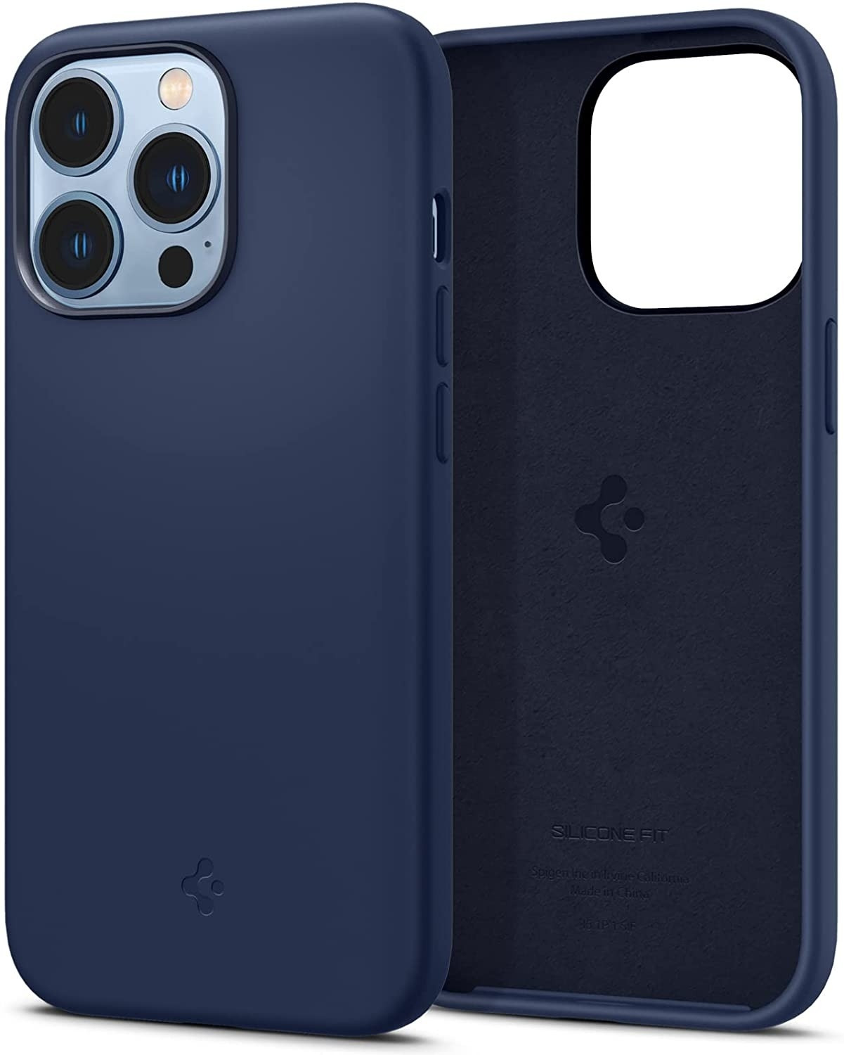 Spigen Θήκη Silicone Fit Apple iPhone 13 Pro - Navy Blue (ACS03285)
