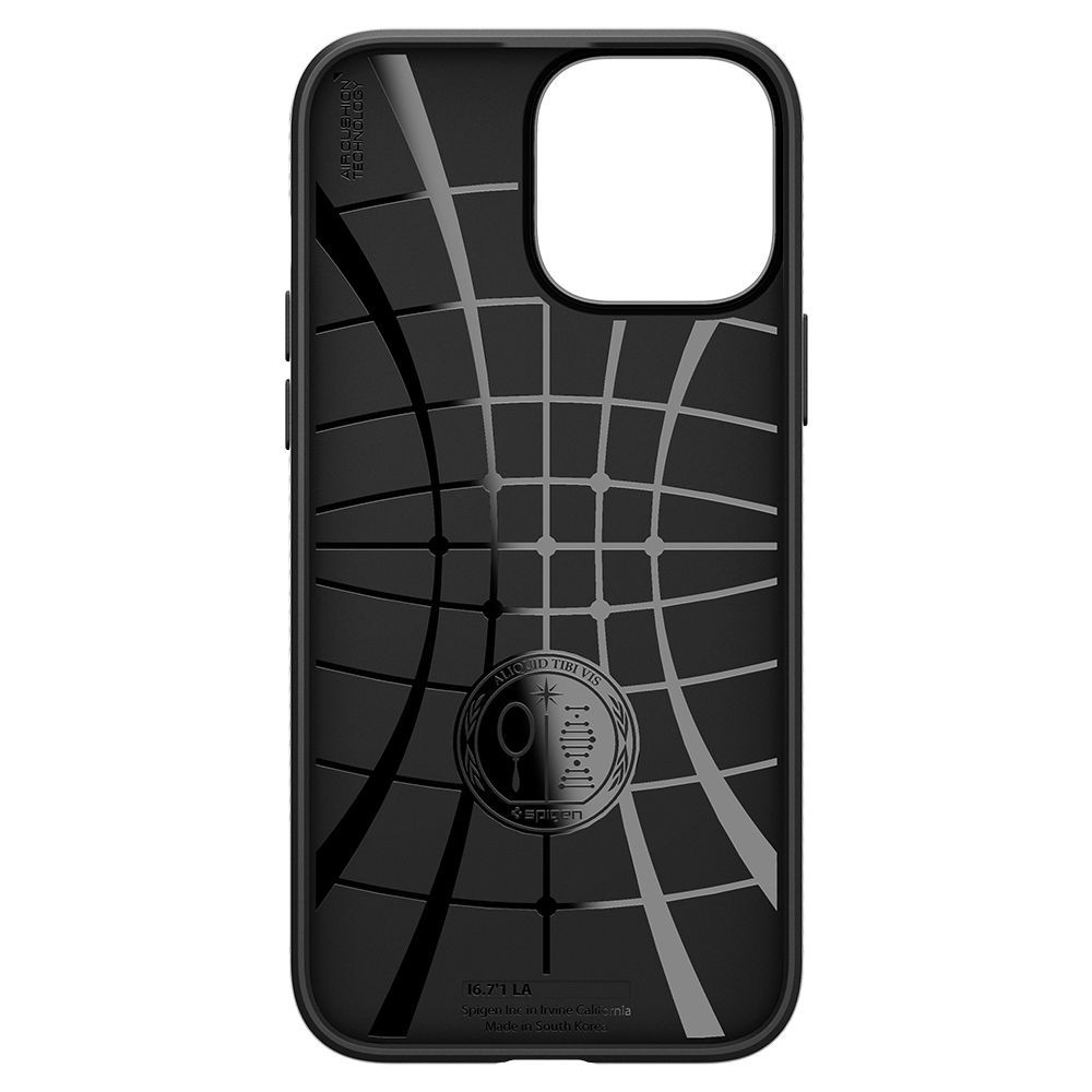 Spigen Θήκη Σιλικόνης Liquid Air - Apple iPhone 13 Pro Max - Matte Black (ACS03201)