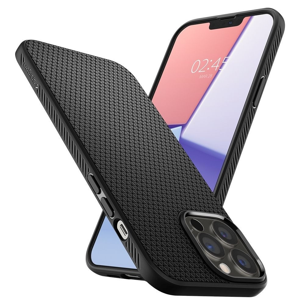 Spigen Θήκη Σιλικόνης Liquid Air - Apple iPhone 13 Pro Max - Matte Black (ACS03201)