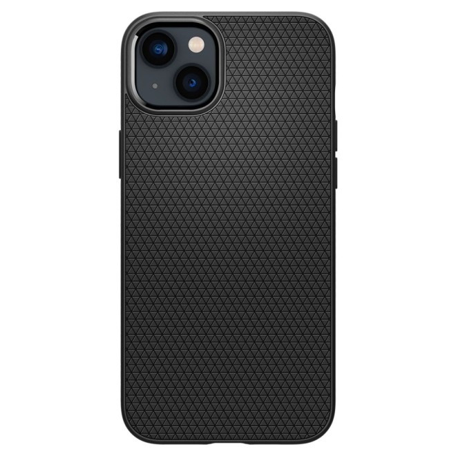 Spigen Θήκη Σιλικόνης Liquid Air - Apple iPhone 14 - Matte Black (ACS05037)