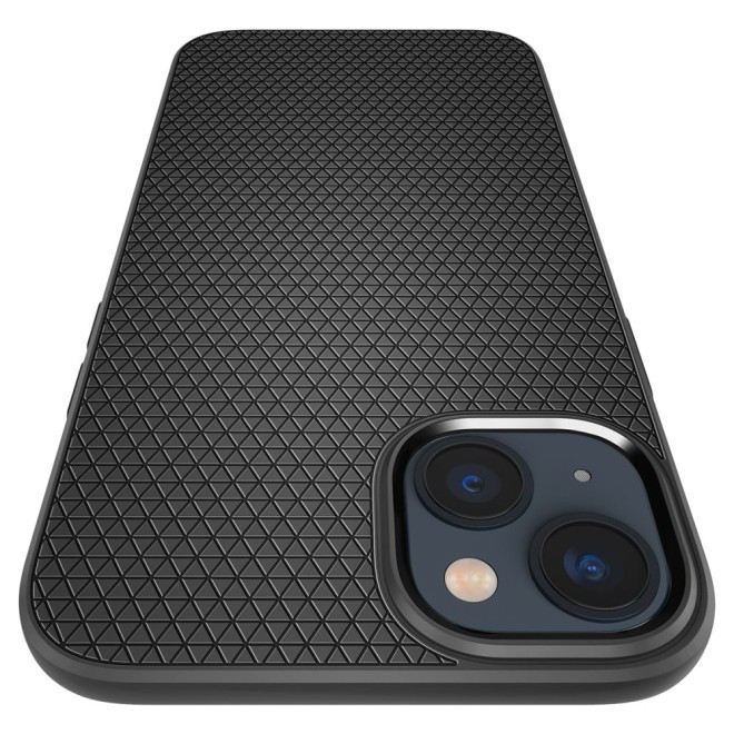 Spigen Θήκη Σιλικόνης Liquid Air - Apple iPhone 14 - Matte Black (ACS05037)