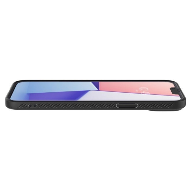 Spigen Θήκη Σιλικόνης Liquid Air - Apple iPhone 14 - Matte Black (ACS05037)
