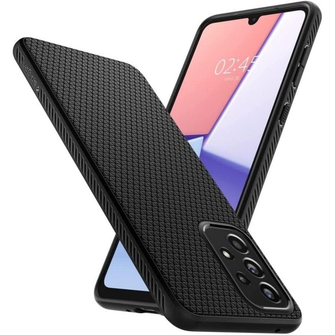 Spigen Θήκη Σιλικόνης Liquid Air - Samsung Galaxy A53 5G - Matte Black (ACS04258)