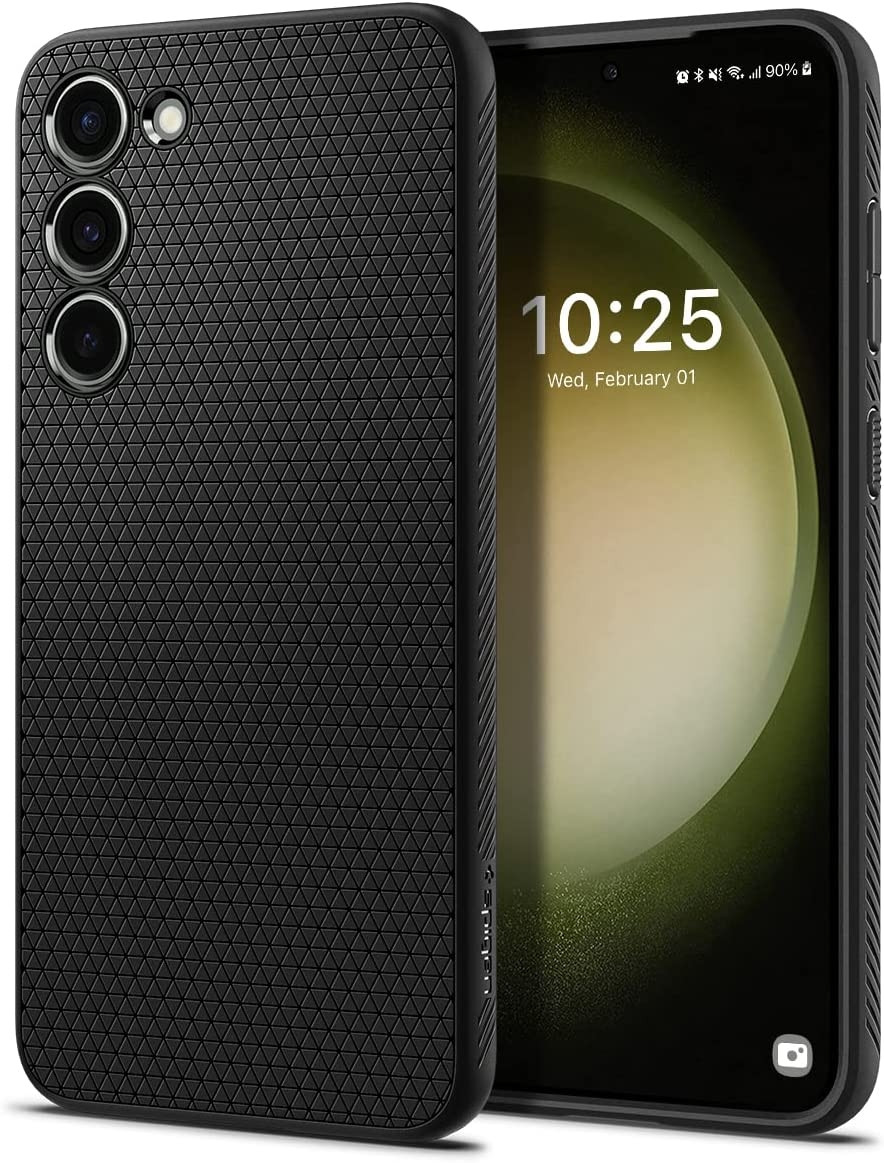 Spigen Θήκη Σιλικόνης Liquid Air - Samsung Galaxy S23 - Matte Black (ACS05712)