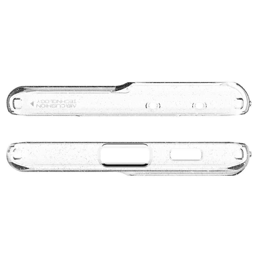 Spigen Θήκη Σιλικόνης Liquid Crystal Glitter - Samsung Galaxy S21 Ultra 5G - Crystal Quartz (ACS02348)
