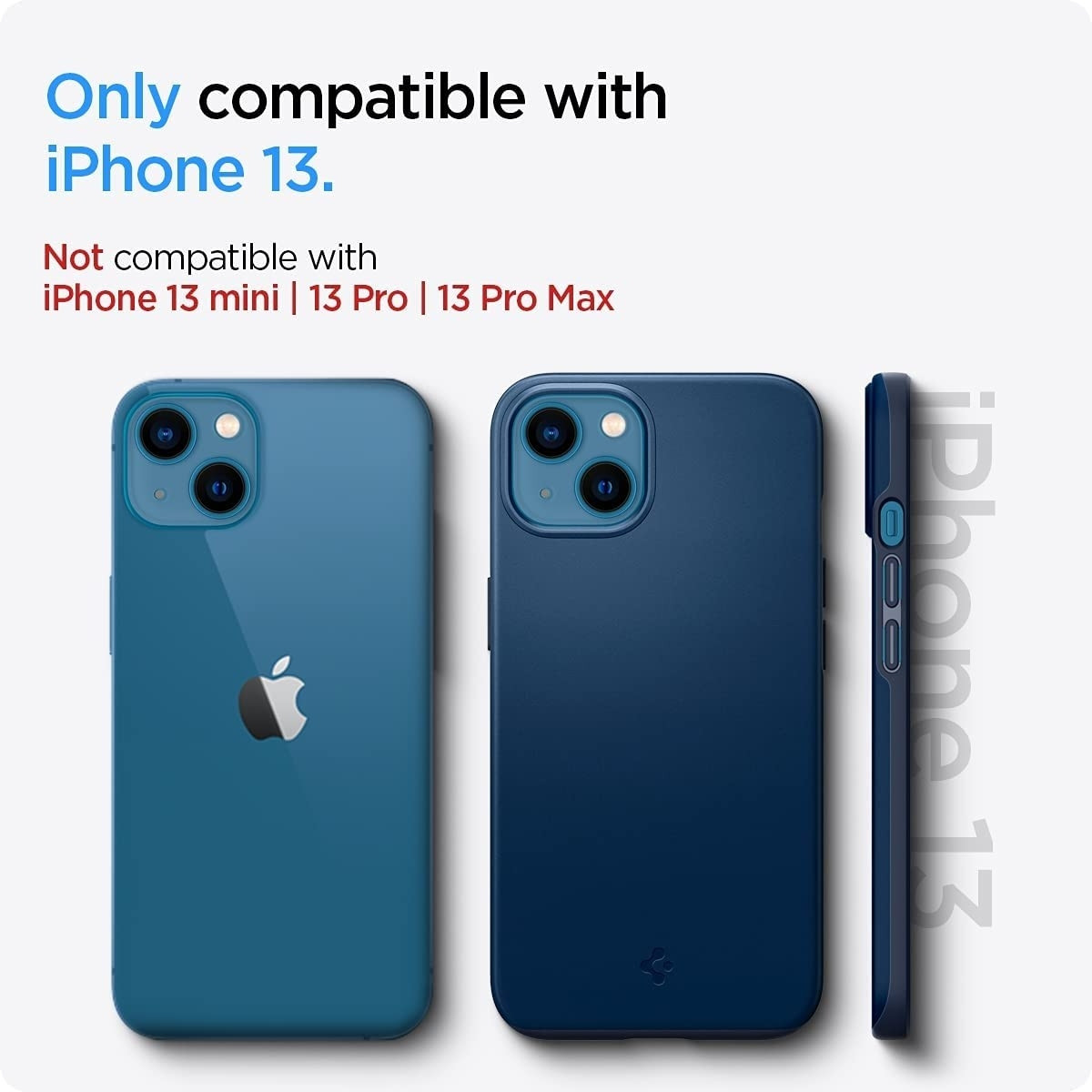 Spigen Θήκη Thin Fit Apple iPhone 13 - Navy Blue (ACS03512)