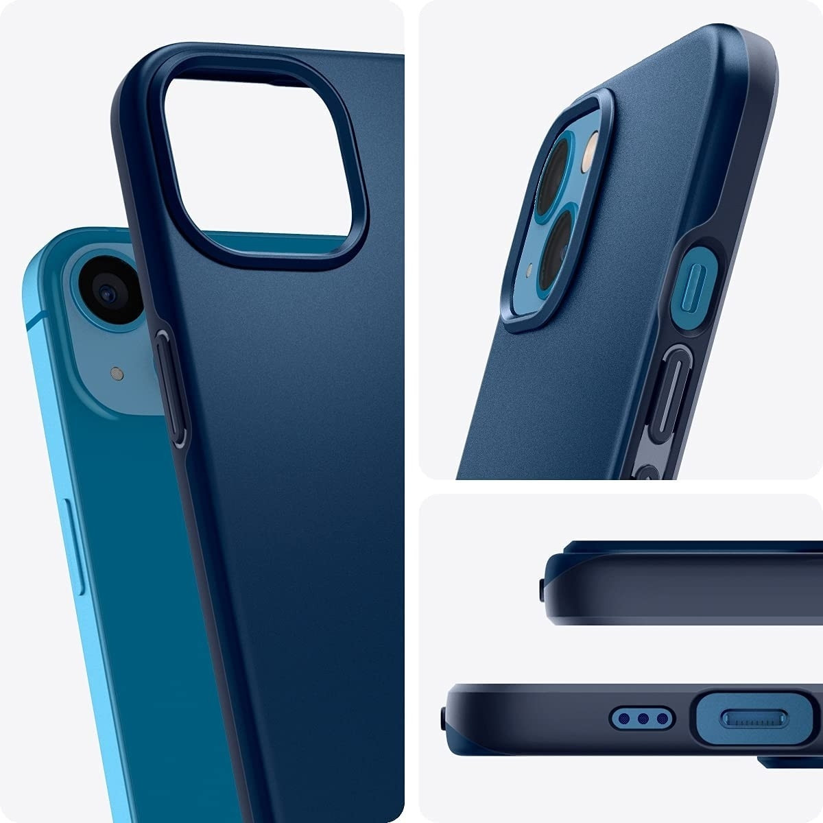 Spigen Θήκη Thin Fit Apple iPhone 13 - Navy Blue (ACS03512)