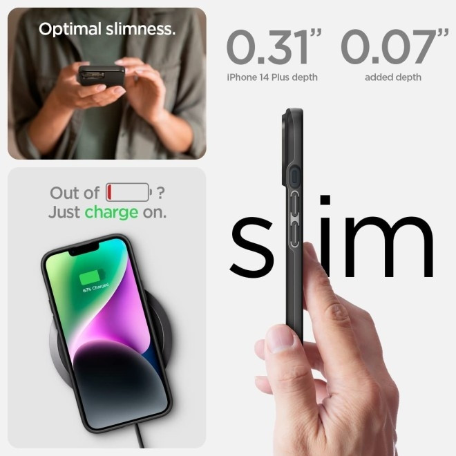 Spigen Θήκη Thin Fit - Apple iPhone 14 Plus - Black (ACS04773)