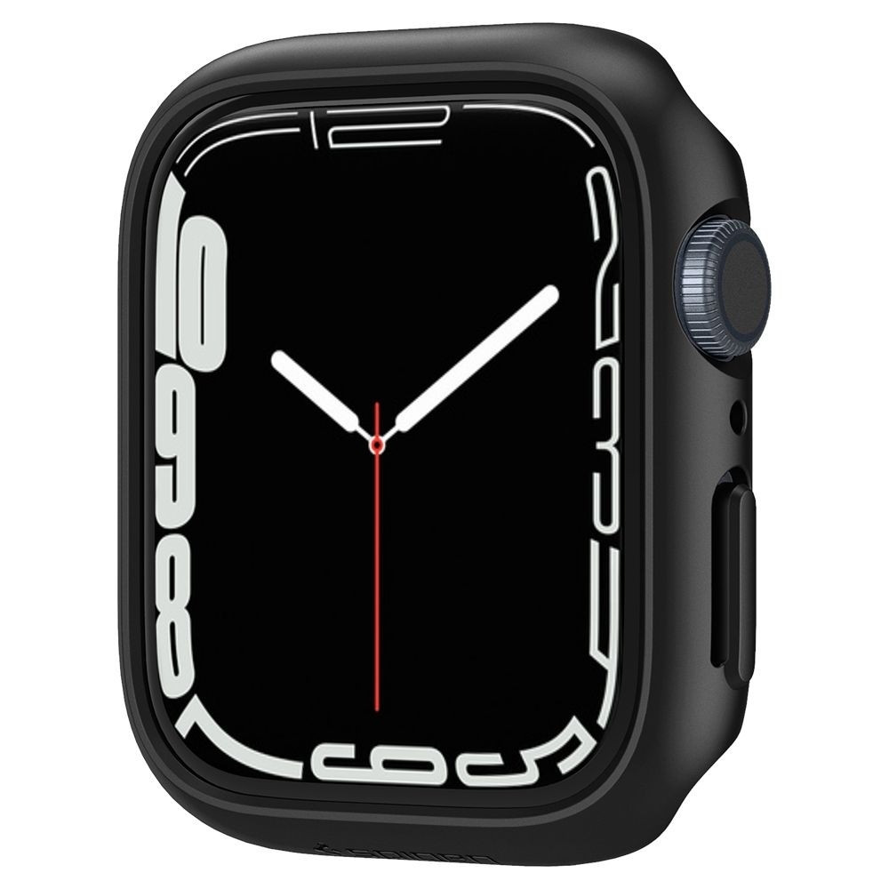 Spigen Θήκη Thin Fit Apple Watch 7 41mm - Black (ACS04184)