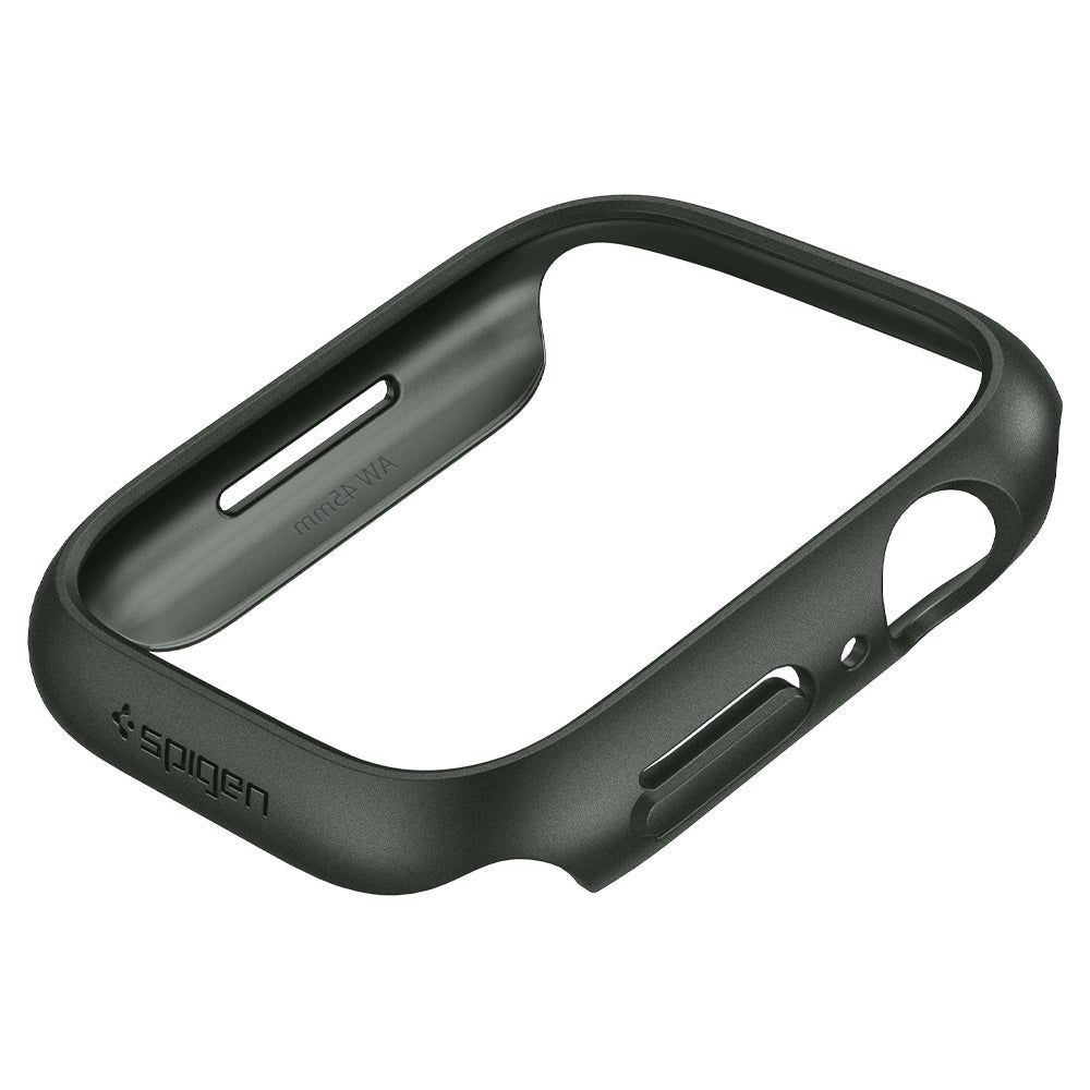 Spigen Θήκη Thin Fit Apple Watch 7 45mm - Military Green (ACS04175)