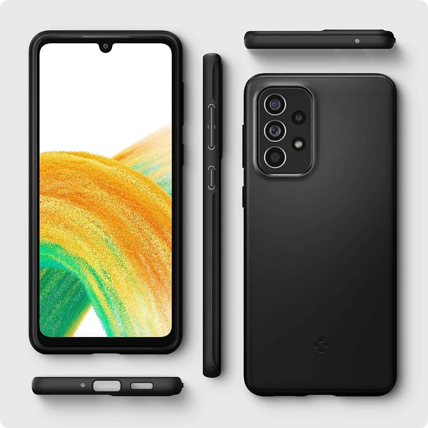 Spigen Θήκη Thin Fit - Samsung Galaxy A33 5G - Black (ACS04320)