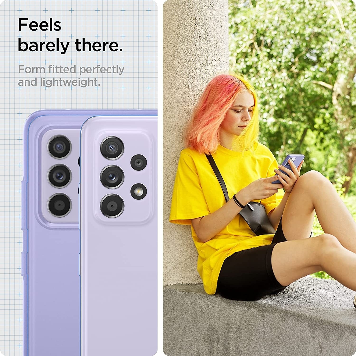 Spigen Θήκη Thin Fit - Samsung Galaxy A52 / A52s 5G - Awesome Violet (ACS03036) 