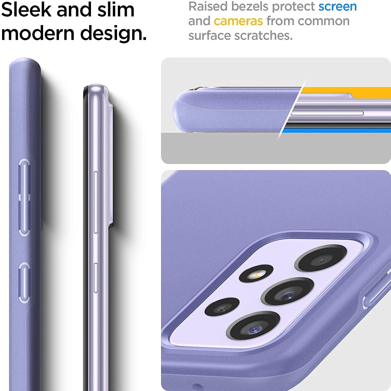 Spigen Θήκη Thin Fit - Samsung Galaxy A52 / A52s 5G - Awesome Violet (ACS03036) 