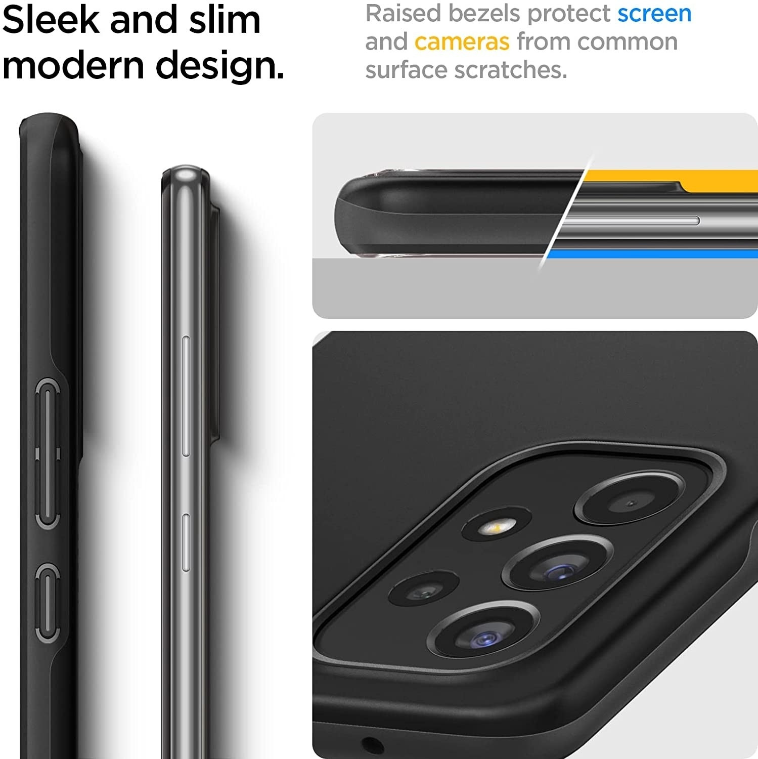 Spigen Θήκη Thin Fit - Samsung Galaxy A53 5G - Black (ACS04257)