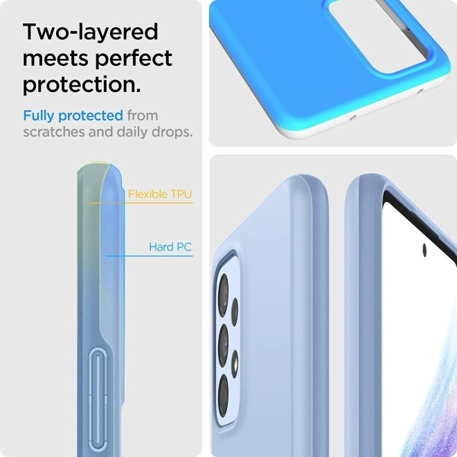 Spigen Θήκη Thin Fit - Samsung Galaxy A53 5G - Cream Blue (ACS04592)