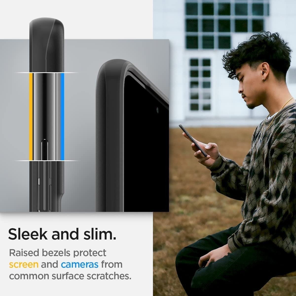 Spigen Θήκη Thin Fit - Samsung Galaxy S22 Plus 5G - Black (ACS03949)