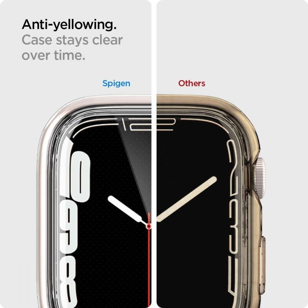 Spigen Θήκη Ultra Hybrid Apple Watch 7 41mm - Crystal Clear (ACS04188)