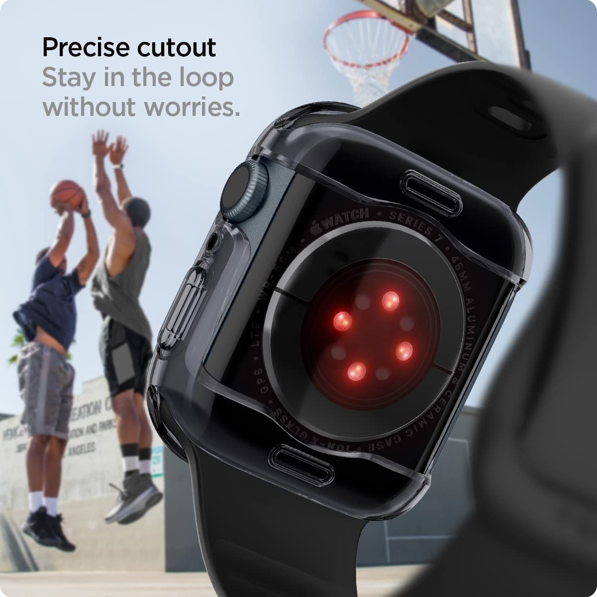 Spigen Θήκη Ultra Hybrid Apple Watch 7 45mm - Space Crystal (ACS04181)