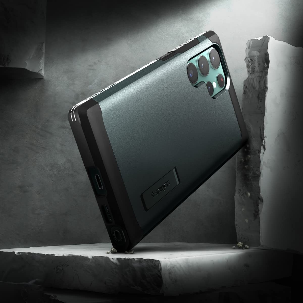 Spigen Tough Armor Θήκη Samsung Galaxy S22 Ultra 5G - Abyss Green (ACS04519)