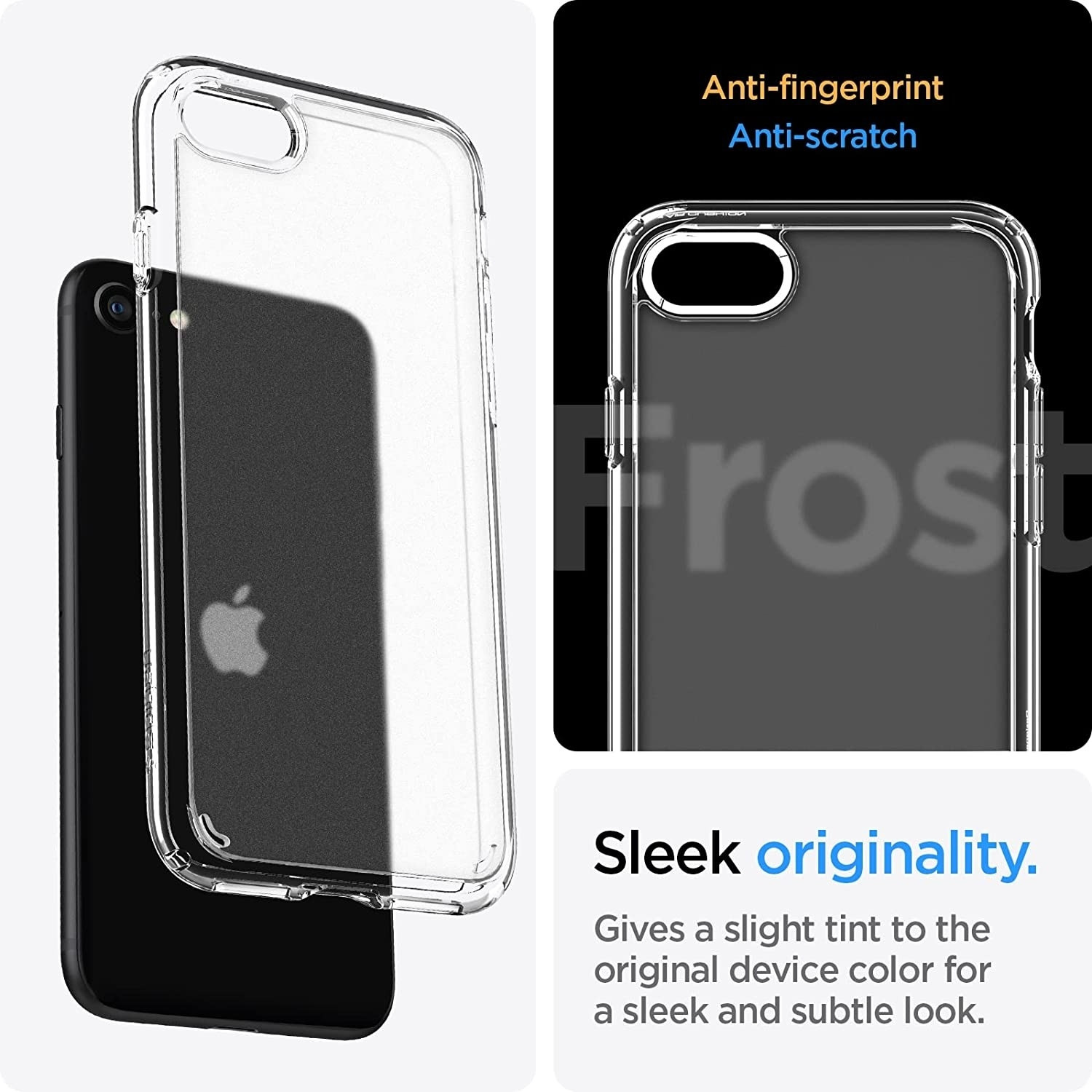 Spigen Ultra Hybrid 2 - Θήκη Apple iPhone SE 2022 / 2020 / 8 / 7 - Frost Clear (ACS04354)