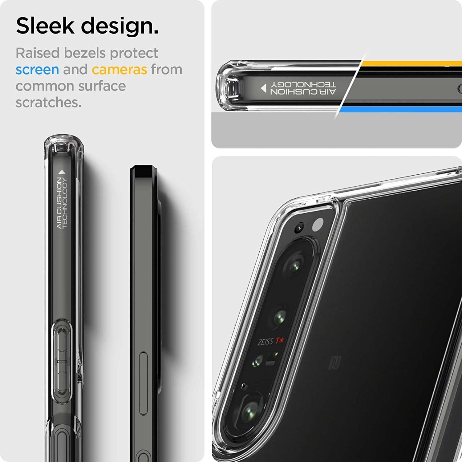 Spigen Ultra Hybrid Θήκη Sony Xperia 1 IV - Crystal Clear (ACS04549)