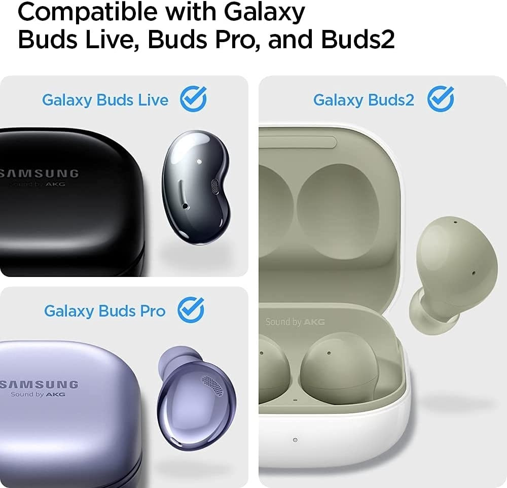 Spigen Urban Fit Σκληρή Θήκη Samsung Galaxy Buds 2 / Live / Pro - Black (ASD01278)
