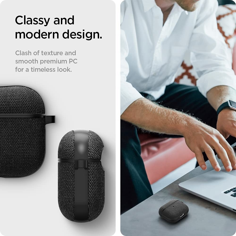 Spigen Urban Fit Σκληρή Θήκη Apple AirPods 3rd Gen - Black (ASD02111)
