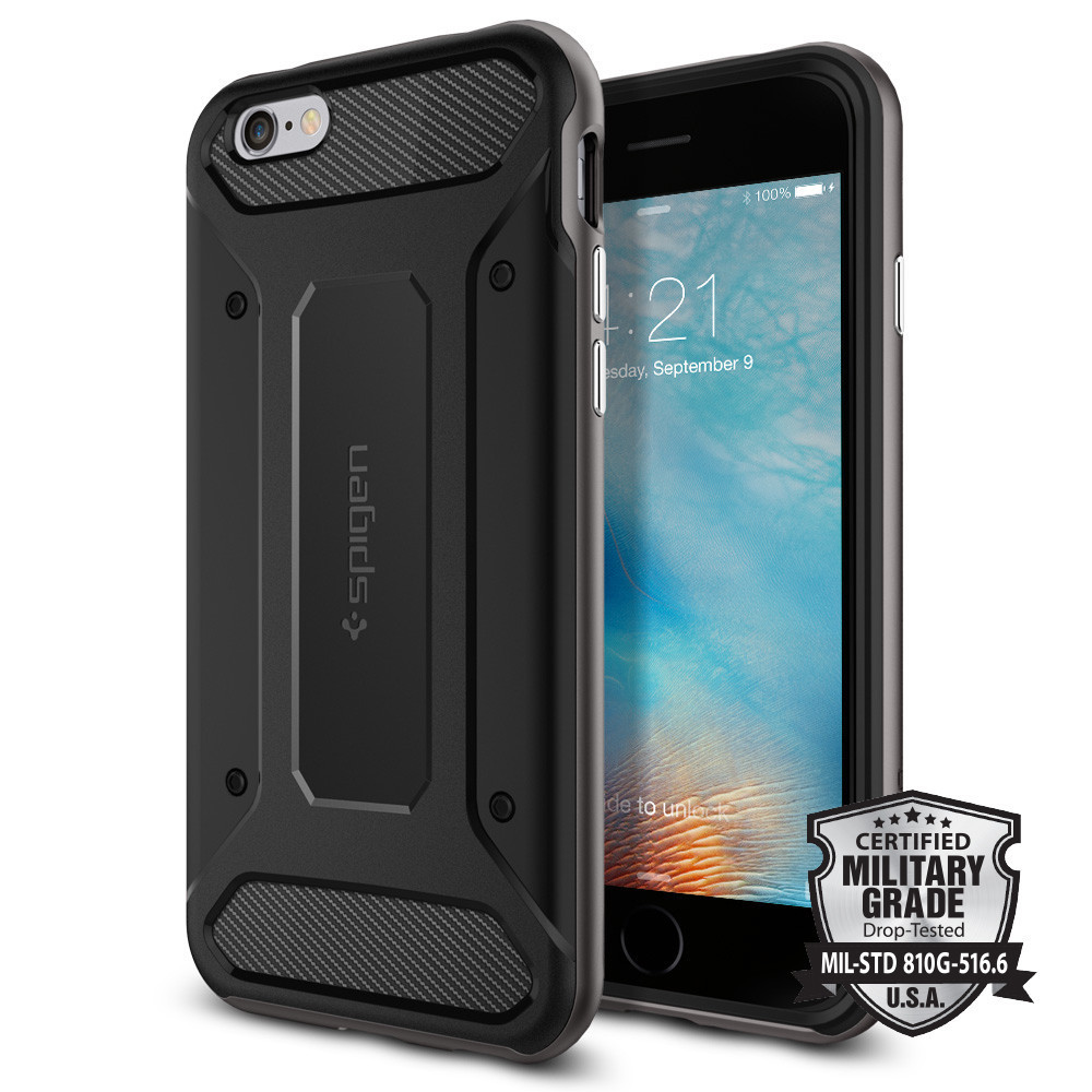 Spigen iPhone 6 / 6s Neo Hybrid Carbon Gunmetal (SGP11621)