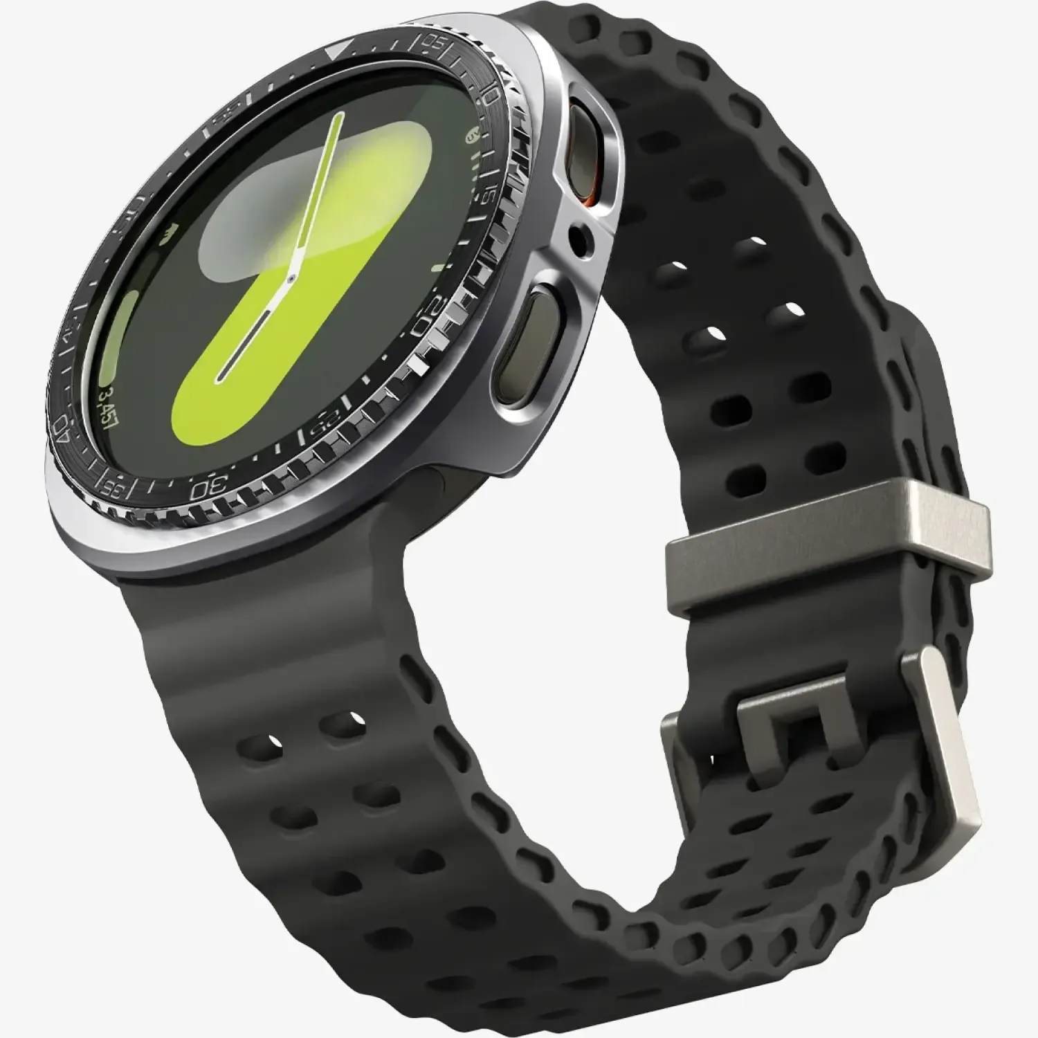 Στεφάνη Προστασίας Samsung Galaxy Watch 8 44mm Spigen Bezel Tune Pro από Ανοξείδωτο Ατσάλι - Black (ACS10010)