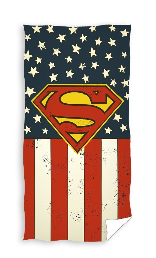 Superman Πετσέτα μεγάλη Θαλάσσης 70 x 140 Retro Επίσημο προϊόν 