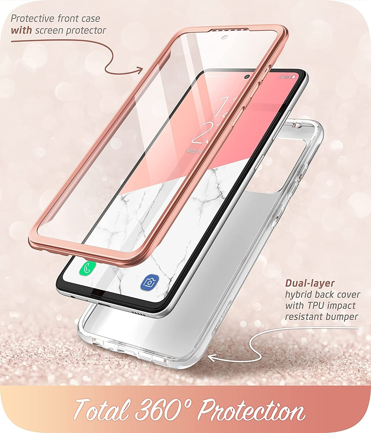 Supcase i-Blason Ανθεκτική Θήκη Cosmo Samsung Galaxy A53 5G - Marble (99589)