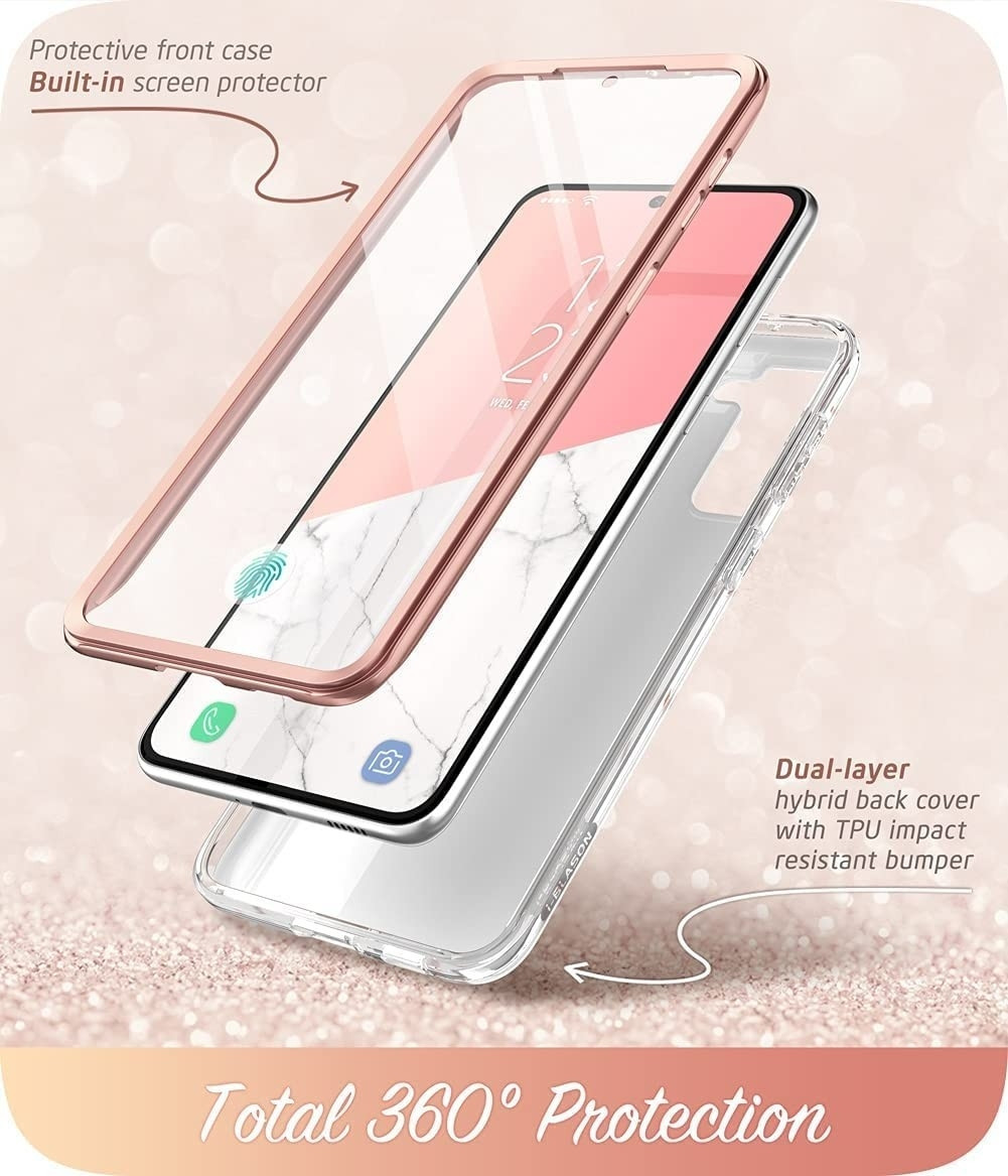 Supcase i-Blason Ανθεκτική Θήκη Cosmo Samsung Galaxy S21 FE 5G - Marble (843439113305)