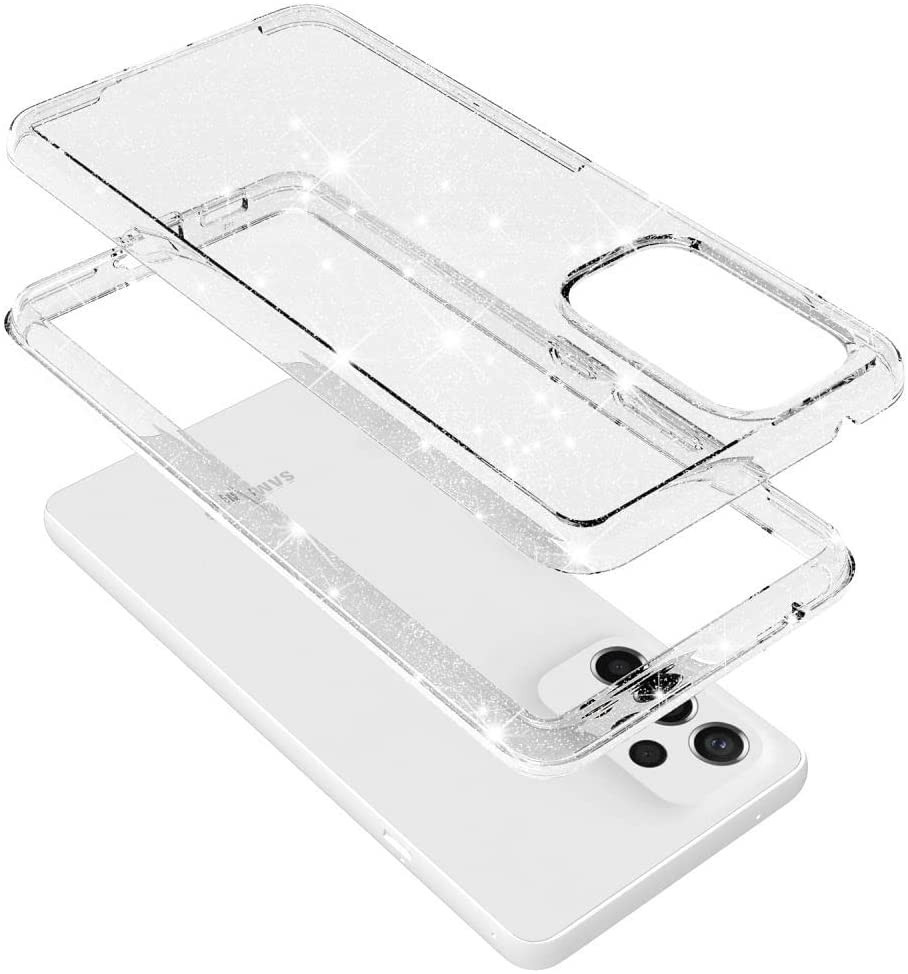 Tech-Protect Διάφανη Σκληρή Θήκη Glitter - Samsung Galaxy A33 5G - Clear (9589046921865)