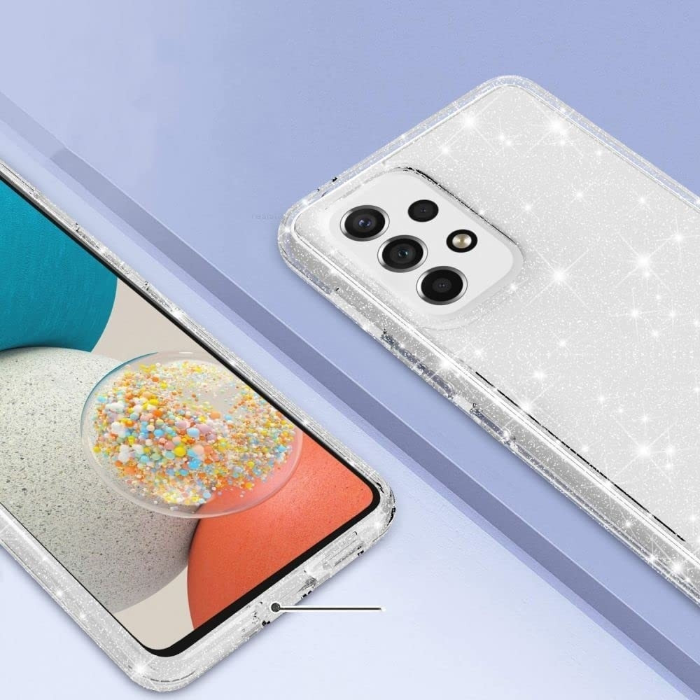 Tech-Protect Διάφανη Σκληρή Θήκη Glitter - Samsung Galaxy A33 5G - Clear (9589046921865)