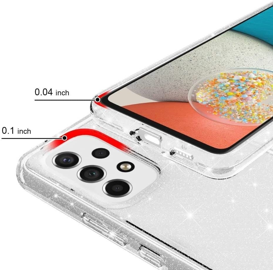 Tech-Protect Διάφανη Σκληρή Θήκη Glitter - Samsung Galaxy A33 5G - Clear (9589046921865)