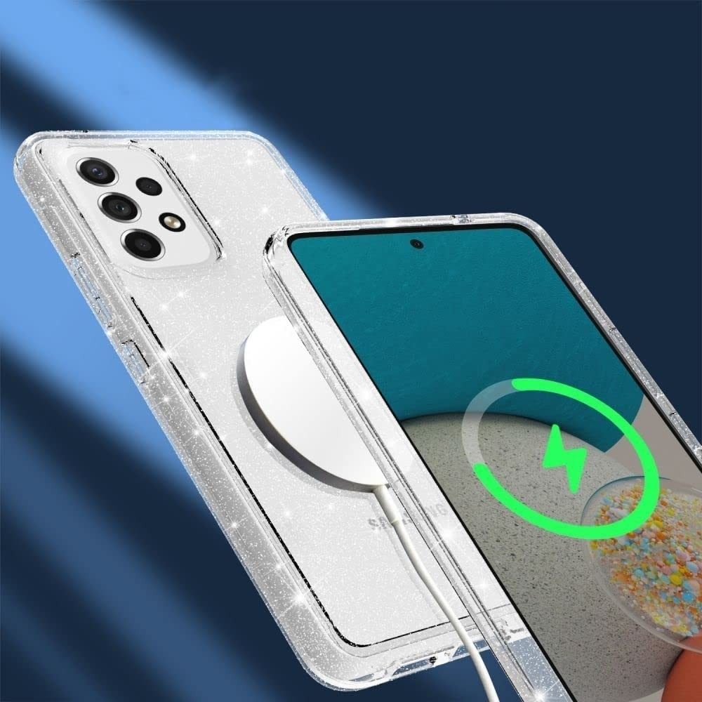 Tech-Protect Διάφανη Σκληρή Θήκη Glitter - Samsung Galaxy A33 5G - Clear (9589046921865)