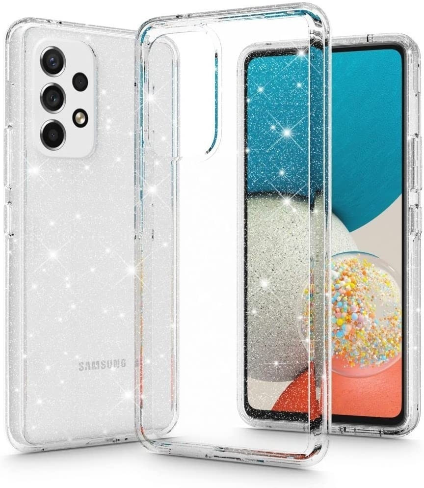 Tech-Protect Διάφανη Σκληρή Θήκη Glitter - Samsung Galaxy A33 5G - Clear (9589046921865)