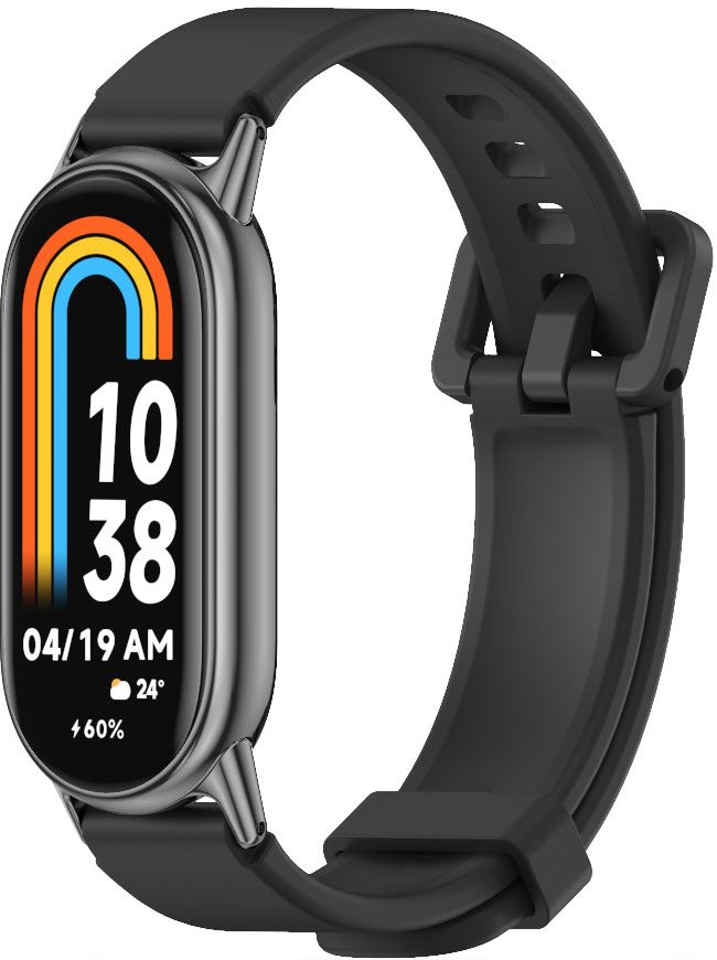 Tech-Protect Iconband Pro - Λουράκι Σιλικόνης Xiaomi Smart Band 8 / 8 NFC - Black (9490713935019)