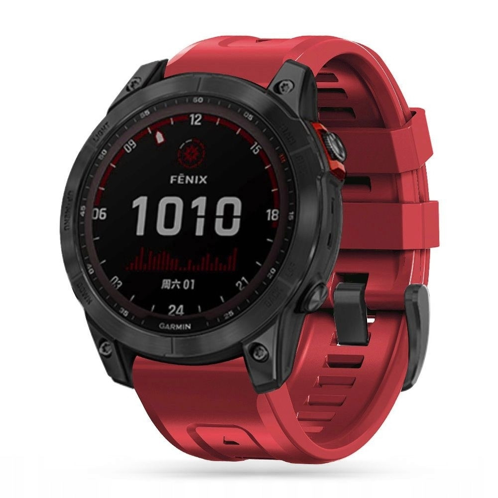 Tech-Protect Λουράκι Σιλικόνης Iconband Garmin Fenix 5/6/6 Pro/7 (22mm) - Red (9589046921476)