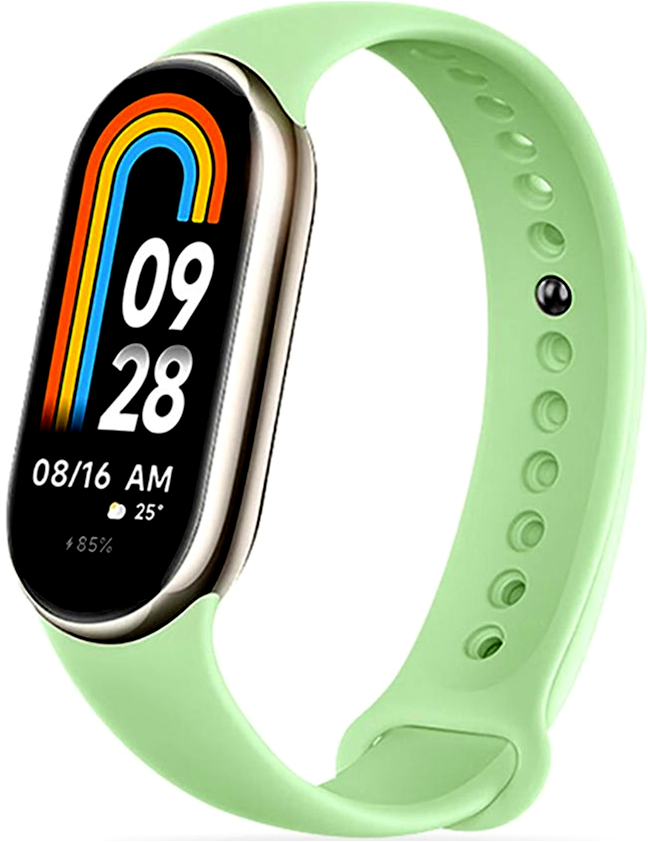 Tech-Protect Λουράκι Σιλικόνης Iconband Xiaomi Smart Band 8 / 8 NFC - Matcha Green (9490713935279)