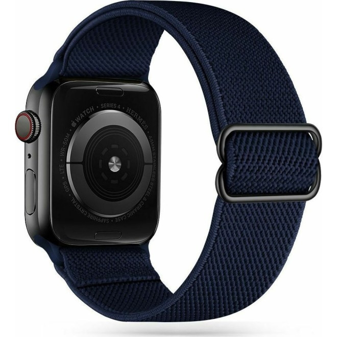 Tech-Protect Mellow Ελαστικό Υφασμάτινο Λουράκι Apple Watch SE/7/6/5/4/3 (45/44/42mm) - Navy (9589046917745) 