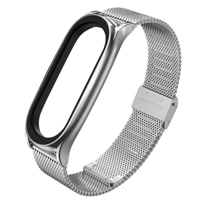 Tech-Protect Μεταλλικό Λουράκι Milaneseband Xiaomi Mi Band 7 - Silver (9589046923456)